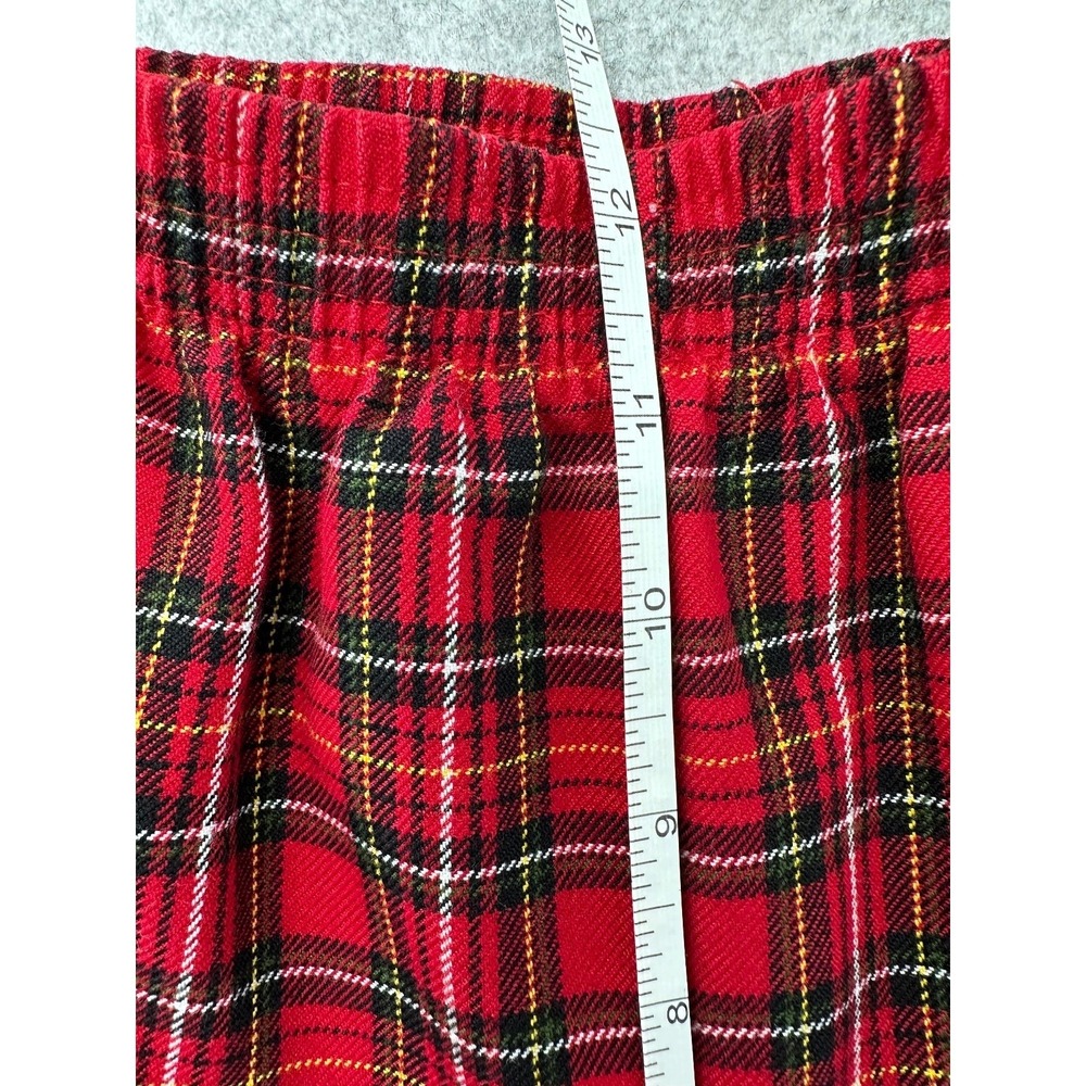 ALFRED DUNNER Tartan Plaid Pants High-Rise Ankle Length Wide Leg Size 12 VTG - Picture 6 of 8